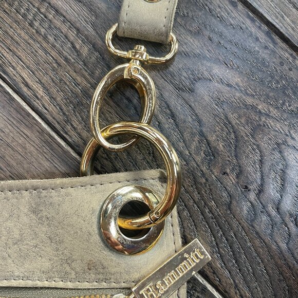 Hammitt Las Angeles, distressed leather gray, 7" x 8" cross body bag - Picture 13 of 13